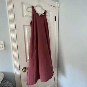 Athleta Presidio Traveler Maxi Dress. Size women’s small. Mauve color.